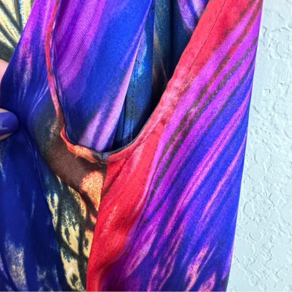 Boston Proper Snake-print Wrap Blouse Sz 2 - Picture 10 of 12